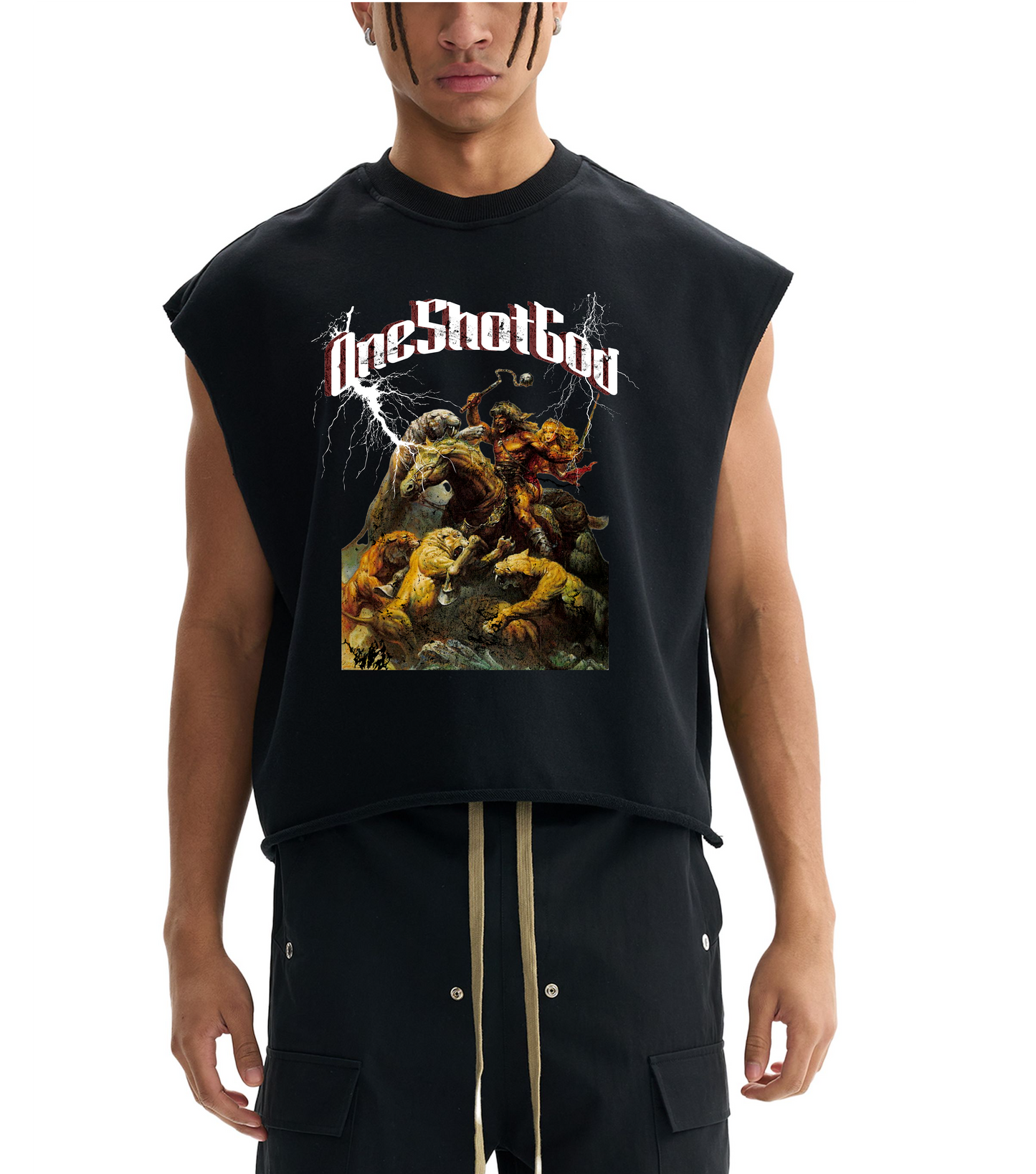 French Terry Boxy Tank Top
