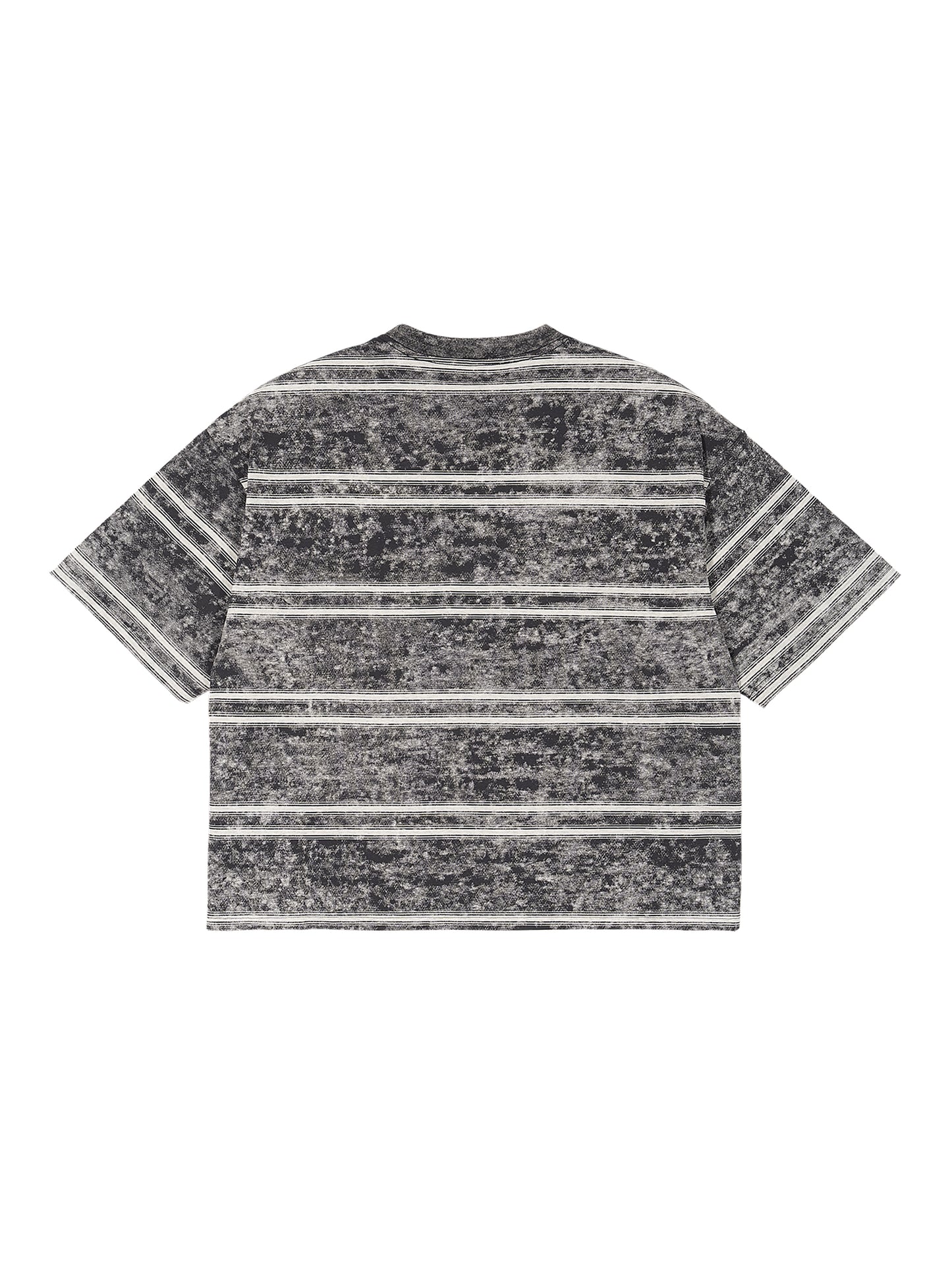 Snow Washed Stripe Box Tee